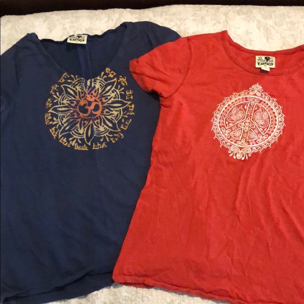 2 Lucky T-shirts